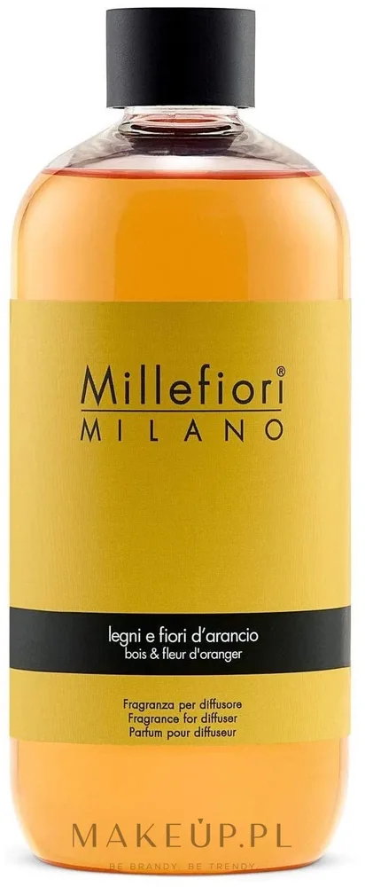 Сменный блок для аромадиффузора Millefiori Milano Natural Legni E Fiori d'Arancio Refill 250 мл