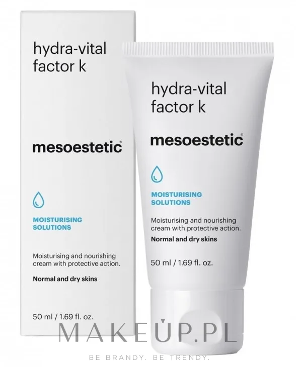 Крем для лица Mesoestetic Hydra-vital Factor K интенсивное увлажнение сухая кожа 50 мл