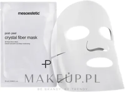 Тканевая маска после пилинга Mesoestetic Post-Peel Crystal Fiber Mask