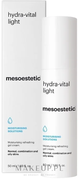 Гель-крем Mesoestetic Hydra-Vital Light освежающий увлажняющий с гиалуроновой кислотой 50 мл