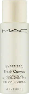 MAC Hyper Real Fresh Canvas масло для лица очищающее гидрофильное, гидрофильное масло для снятия стойкого макияжа, 30 мл