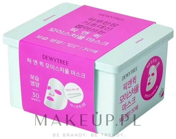Маска для лица с коллагеном и церамидами Dewytree Pick And Quick Moisture Full Mask