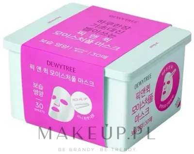 Маска для лица с коллагеном и церамидами Dewytree Pick And Quick Moisture Full Mask