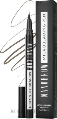 Карандаш для бровей Nanobrow Microblading Pen с ультратонким наконечником, стойкий, 1 мл, оттенок Blonde