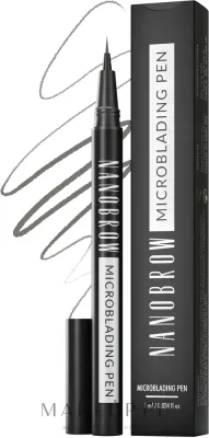 Карандаш для бровей Nanobrow Microblading Pen с ультратонким наконечником, стойкий, 1 мл, оттенок Dark Blonde