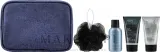 Набор The Kind Edit Co Skin Expert Travellers Bag гель для тела 100 мл гель для умывания 50 мл лосьон 50 мл губка и косметичка — фото 2