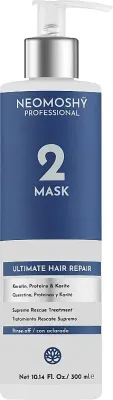Маска для повреждённых волос Neomoshy Ultimate Repair ревитализирующая, масло ши, протеины гороха, пшеницы, для окрашенных, 300 мл