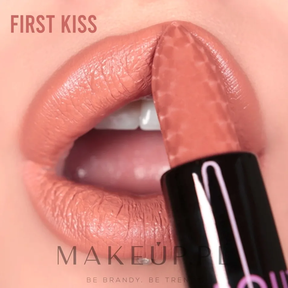 Помада для губ BPerfect Poutstar Soft Satin Lipstick сатиновая, кремовой текстуры, 3,5 г, оттенок First Kiss