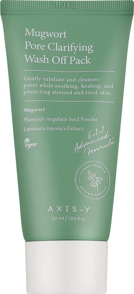 Очищающая глиняная маска для проблемной кожи Axis-Y Mugwort Pore Clarifying Wash Off Pack