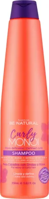 Шампунь для вьющихся волос Placenta Life Be Natural Curly Monoi Shampoo с маслом монои, для кудрявых и волнистых волос, 350 мл