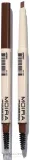 Карандаш для бровей Moira Angled Brow Pencil, оттенок 005 - Medium Brown — фото 1