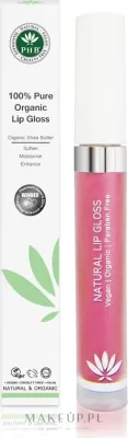 PHB Ethical Beauty 100% Pure Organic Lip Gloss блеск для губ веганский органический с маслом ши, увлажняющий нелипкий, ручная работа, 10 мл