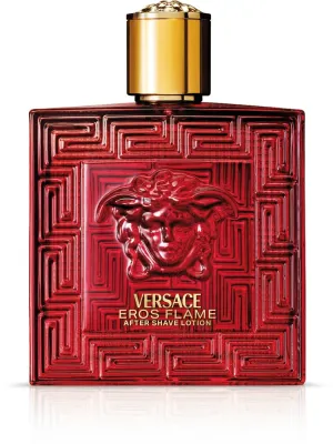 Вода после бритья Versace Eros Flame с древесно-пряным ароматом, 100 мл