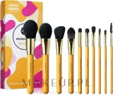Набор синтетических кистей Eigshow Beauty Into You Premium Yellow Set 10 шт. жёлтый — фото 1