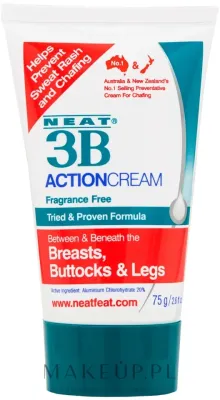 Антиперспирант-крем для тела Neat 3B Action Cream, для зон трения