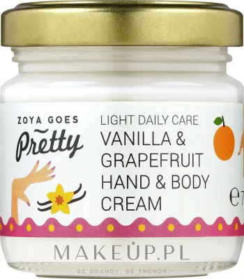 Крем для рук Zoya Goes Pretty Ваниль и грейпфрут с маслом абрикоса и маслом какао 70 г