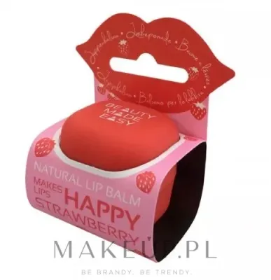 Бальзам для губ Beauty Made Easy Strawberry Natural Lip Balm натуральный, клубничный