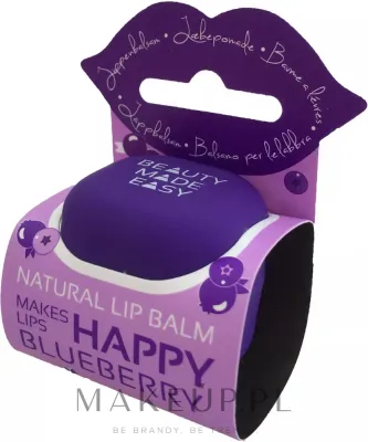Бальзам для губ Beauty Made Easy Blueberry Natural Lip Balm Черника, натуральный, 6,8 г
