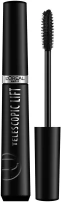 Тушь для ресниц L'Oreal Paris Telescopic Lift Mascara удлиняющая, с двусторонней щёточкой, оттенок Black