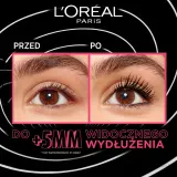Тушь для ресниц L'Oreal Paris Telescopic Lift Mascara удлиняющая, с двусторонней щёточкой, оттенок Black — фото 5