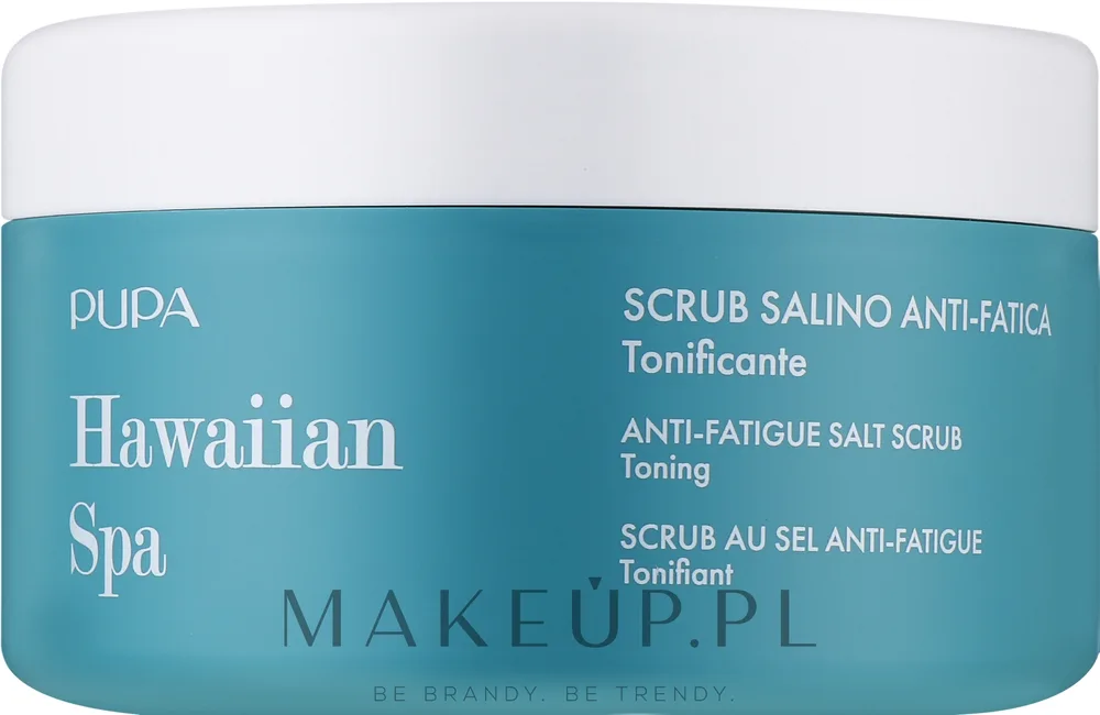 Тонизирующий соляной скраб для тела Pupa Hawaiian Spa Anti-Fatigue, 350 г