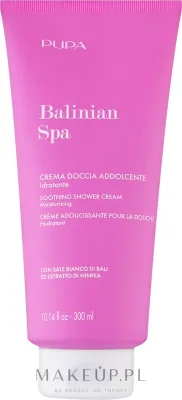 Pupa Balinian Spa крем для душа увлажняющий успокаивающий 300 мл, Soothing Shower Cream Moisturizing, с кувшинкой и солью