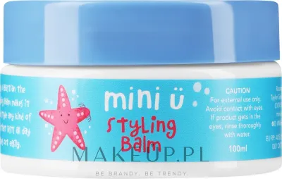 Бальзам для укладки волос Mini U Styling Balm для детей, 100 мл