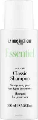Шампунь для волос La Biosthetique Essentiel Classic Shampoo, для волос и кожи головы, 100 мл