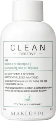 Сухой шампунь для волос Clean Reserve Tapioca Dry Shampoo, с тапиокой, пудровый, 56 г