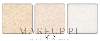 Палетка хайлайтеров для лица Revers Lumi Strobing Professional Highlighter Palette, оттенок 02