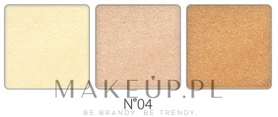 Палетка хайлайтеров для лица Revers Lumi Strobing Professional Highlighter Palette, оттенок 04