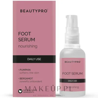 Ежедневная питательная сыворотка для стоп с тыквой и бергамотом BeautyPro Hand Serum Nourishing Pumpkin & Bergamot