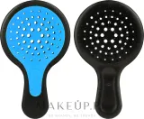 Мини-щётка для волос Janeke Superbrush Mini чёрно-синяя — фото 5