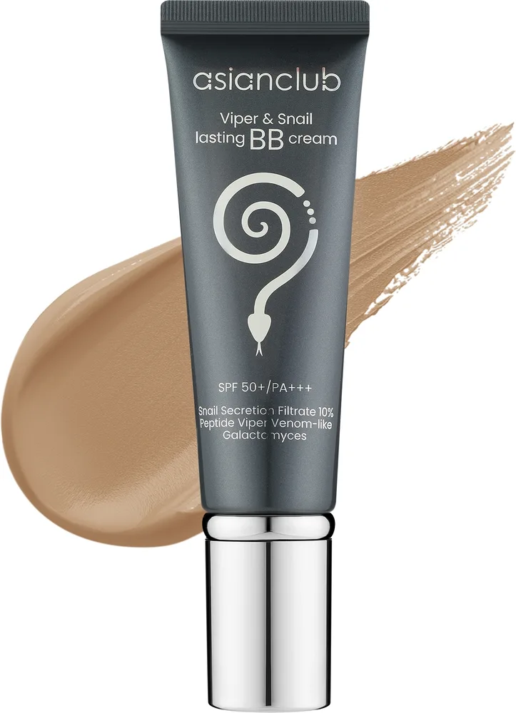 BB-крем Asianclub Viper & Snail Lasting BB Cream, оттенок 21 - Natural Beige