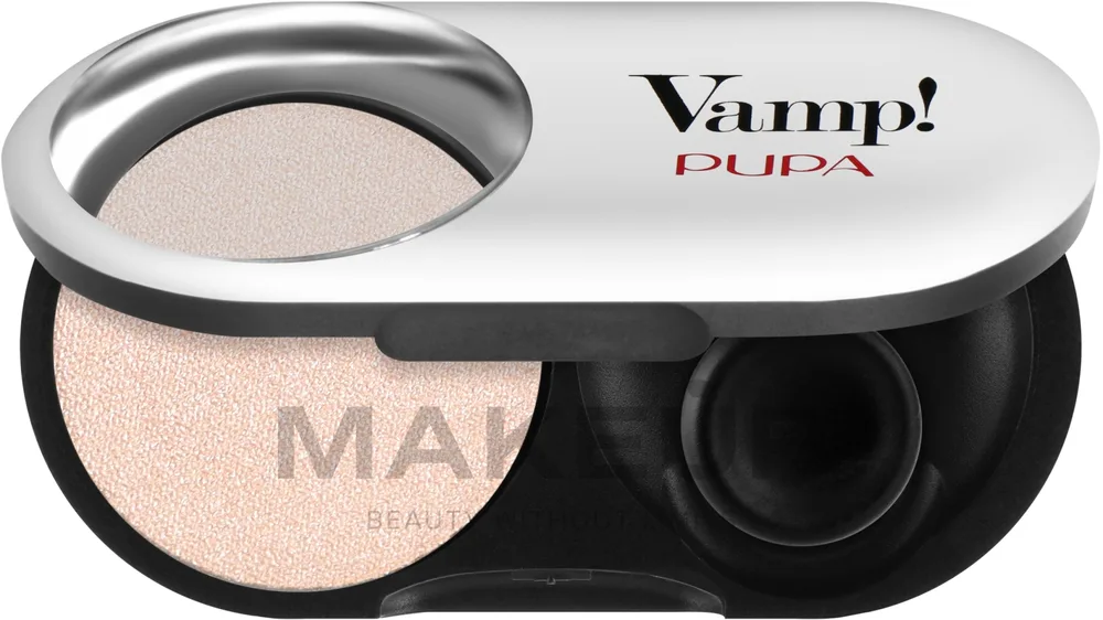 Тени для век Pupa Vamp! Eyeshadow блестящие, оттенок Sparkling Gold Top Coat