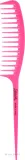 Расчёска для волос Janeke Fashion Supercomb с ручкой фуксия — фото 1