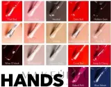 Гибридный лак для ногтей Hands Gel Polish стойкость до 3 недель, для тонких и слабых ногтей, 9 мл, оттенок Snowstorm — фото 2