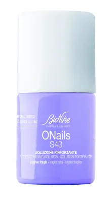 Укрепляющее средство для ногтей BioNike ONails S43 Reinforcing Solution, для ломких ногтей, с кератином и пантенолом, 11 мл