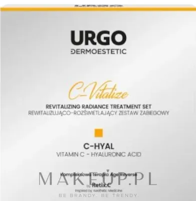 Набор Urgo Dermoestetic C-Vitalize пилинг сыворотка с витамином C и маска для сияния кожи 50 мл