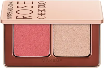 Румяна и хайлайтер кремовые Natasha Denona Rose Cheek Duo Cream Blush and Highlighter, 4 г