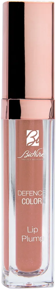 Блеск для губ BioNike Defence Color Lip Plump Volumising Gloss с эффектом объёма, гелевая нелипкая текстура, 6 мл, оттенок 004 - Chocolat