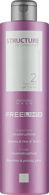Freelimix Structure Mask маска для волос восстанавливающая с экстрактами бамбука и опунции, против ломкости, 500 мл