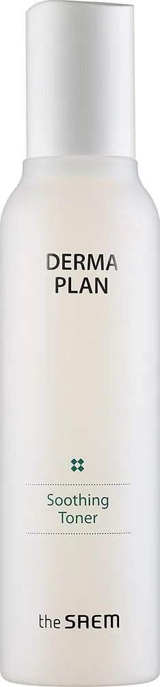 Тоник для чувствительной и сухой кожи The Saem Derma Plan Soothing Toner успокаивающий, 155 мл