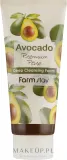 FarmStay Avocado Premium Pore Deep Cleansing Foam пенка для умывания глубоко очищающая с авокадо 180 мл, очищение пор, для всех типов кожи — фото 3