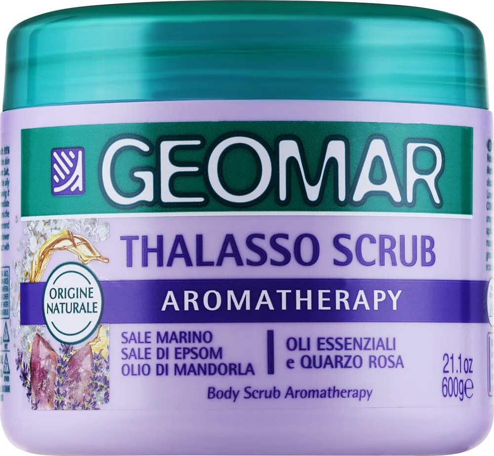 Скраб для тела Geomar Thalasso Scrub Anti-Fatigue против усталости ног, 600 г