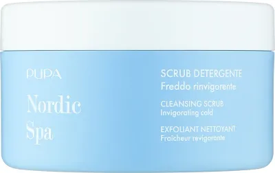 Pupa Spa Nordic скраб для тела сахарный 250 мл, пилинг с мятой и маслом лимнантеса
