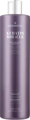 Шампунь глубоко очищающий хелатирующий Medavita Keratin Miracle Pure Chelating Shampoo для подготовки волос к выпрямлению, 500 мл