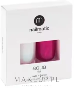 Набор Nailmatic Aqua Polish + Base лак для ногтей на водной основе 8 мл и база 8 мл, оттенок Camelia
