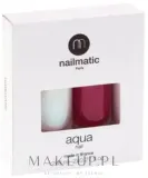 Набор Nailmatic Aqua Polish + Base лак для ногтей на водной основе 8 мл и база 8 мл, оттенок Rosemay — фото 1