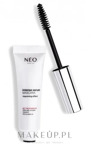 Тушь для ресниц NEO Make Up Intense Serum Mascara для объёма и длины, кремовая текстура, 9 мл